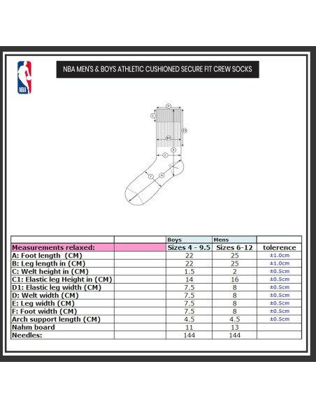 Calcetines Acolchados Juventud NBA Ultra Game 3 Pzas