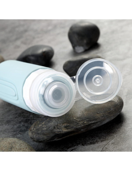 Botellas de Viaje Mrsdry 3oz Silicona A Prueba de Fugas