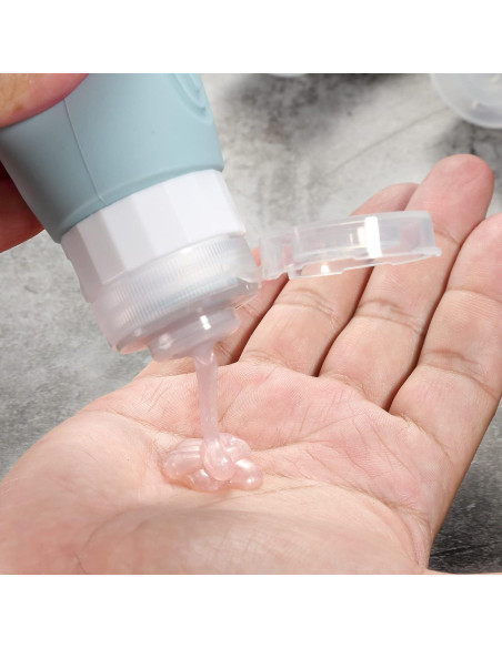 Botellas de Viaje Mrsdry 3oz Silicona A Prueba de Fugas