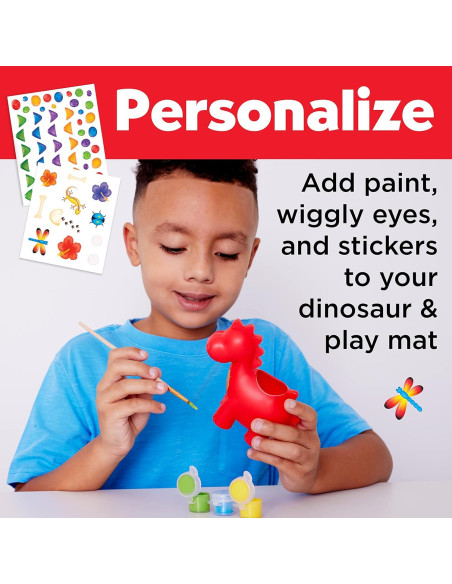 Kit Jardín Dinosaurio Creatividad para Niños Auto-Riego 6-8 Años