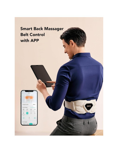 Masajeador de Espalda Inferior SKG W9 PRO Inalámbrico Calefactor