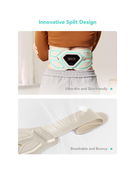 Masajeador de Espalda Inferior SKG W9 PRO Inalámbrico Calefactor