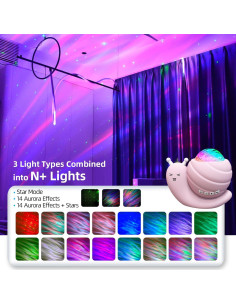 Proyector de Estrellas Mycket Rosa 4 en 1 con Control Remoto 2