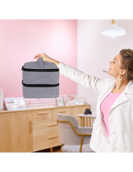 Organizador de Esmalte de Uñas ALSLEA 30 Botellas Gris