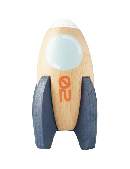Cohete Espacial de Madera Le Toy Van Duo 16x9.5 cm