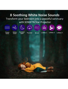 Proyector de Estrellas SOMKTN BL-TKG06 con Altavoz Bluetooth 2