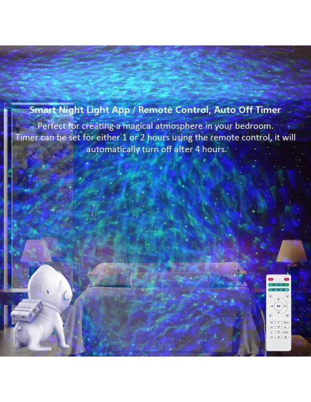 Proyector de Estrellas SOMKTN BL-TKG06 con Altavoz Bluetooth