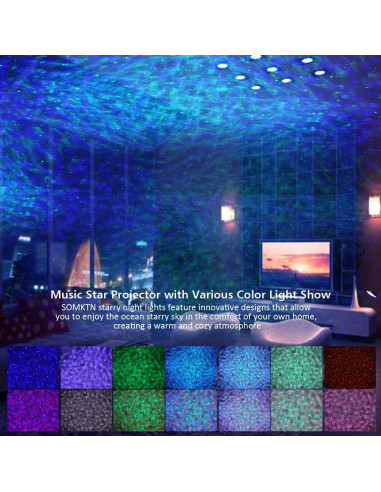Proyector de Estrellas SOMKTN BL-TKG06 con Altavoz Bluetooth