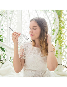 Masajeador de Cabeza USAGA 20 Dedos Plateado para Relajación 2