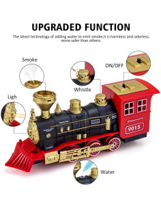 Tren de Juguete Hot Bee Locomotora de Vapor con Sonido 2