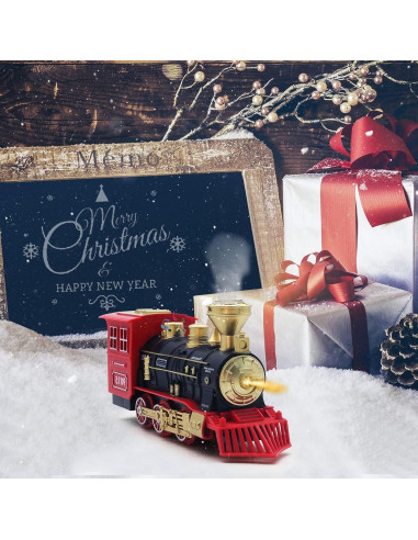 Tren de Juguete Hot Bee Locomotora de Vapor con Sonido