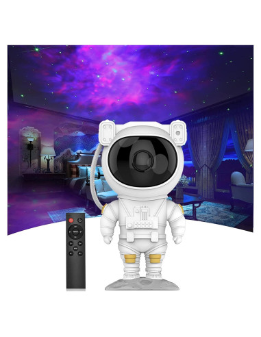 Proyector de Estrellas LEANJU Astronauta con Control Remoto
