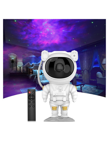 Proyector de Estrellas LEANJU Astronauta con Control Remoto