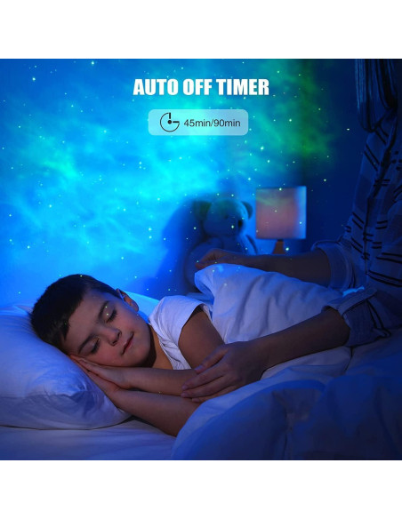 Proyector de Estrellas LEANJU Astronauta con Control Remoto