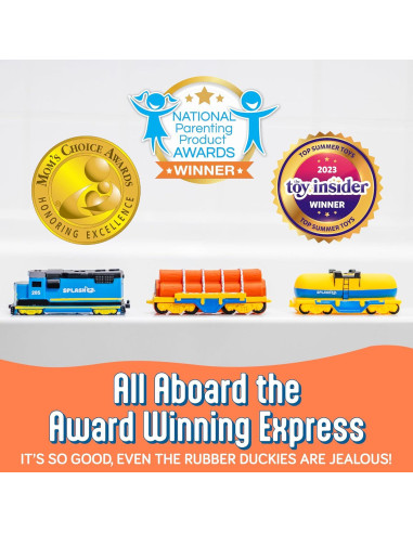 Juguetes de Baño SplashEZ Tren de Carga Sin Moho 0-8 Años
