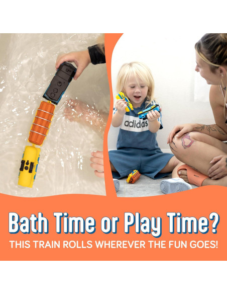 Juguetes de Baño SplashEZ Tren de Carga Sin Moho 0-8 Años