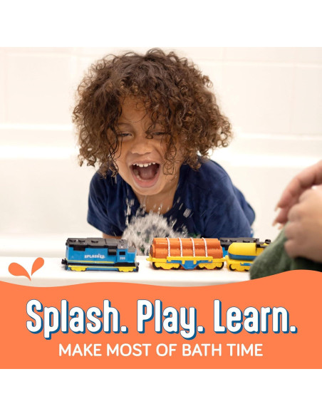 Juguetes de Baño SplashEZ Tren de Carga Sin Moho 0-8 Años