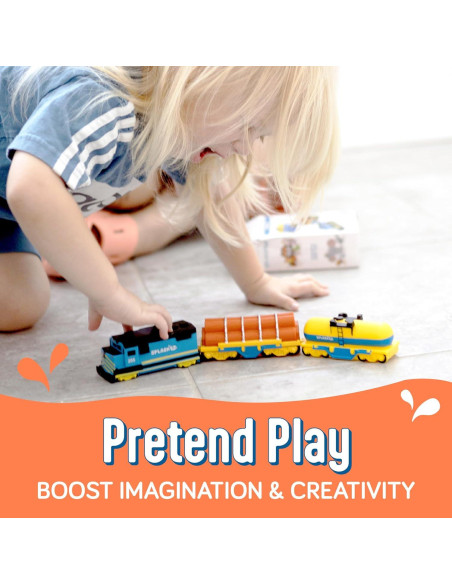 Juguetes de Baño SplashEZ Tren de Carga Sin Moho 0-8 Años