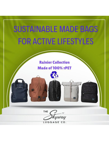 Mochila Simple Skyway 19L Kohala Negro, 100% rPET