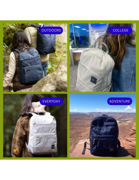 Mochila Simple Skyway 19L Kohala Negro, 100% rPET