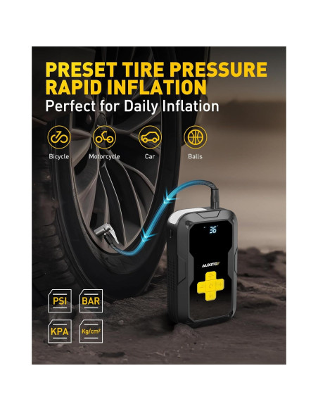 Arrancador de Salto AUXITO AJ01 6000A con Compresor 150PSI