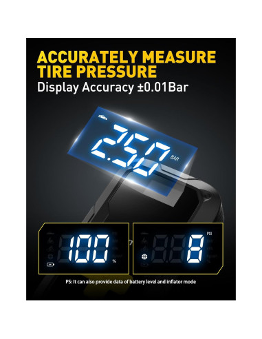 Arrancador de Salto AUXITO AJ01 6000A con Compresor 150PSI