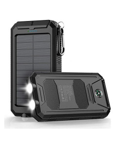 Cargador Portátil Solar Power-Bank 36800mAh Doble USB Rápido