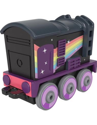 Locomotora Arcoíris Diesel Fisher-Price para Empujar