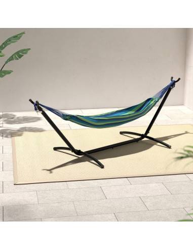 Soporte de Hamaca Amazon Basics para 2 Personas, Negro