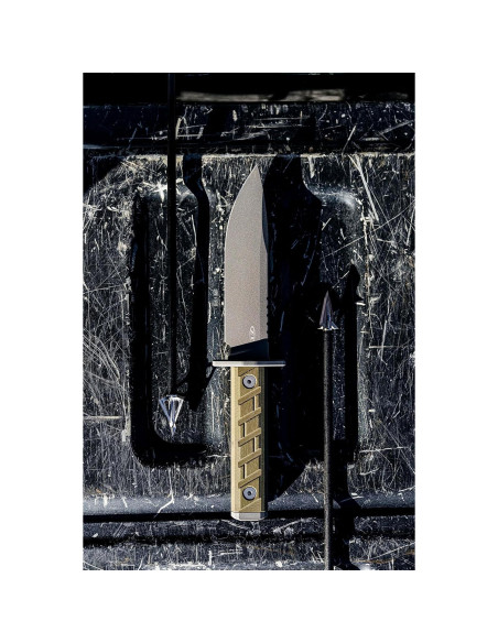 Cuchillo de hoja fija Zero Tolerance 0006, 15.24 cm, G10 verde