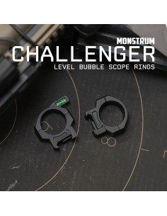 Anillas de Alcance Monstrum Challenger 30mm con Nivel Burbuja 2