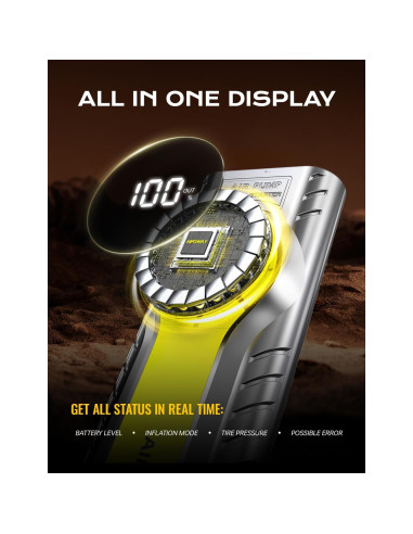 Arrancador de Coche AIPOWAY 6000A con Compresor 12V