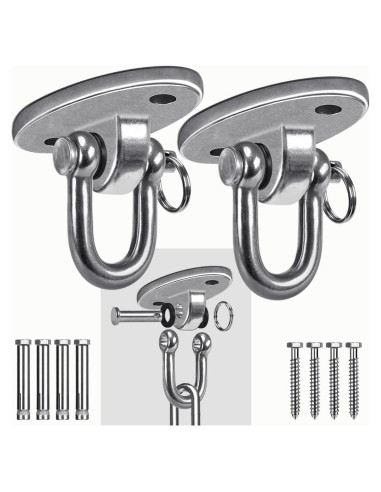 Ganchos de Columpio SELEWARE Acero Inoxidable 180 907kg