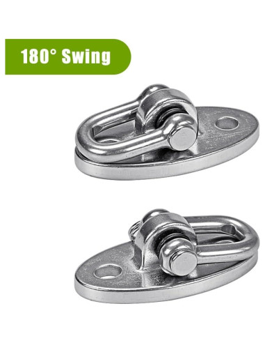 Ganchos de Columpio SELEWARE Acero Inoxidable 180 907kg