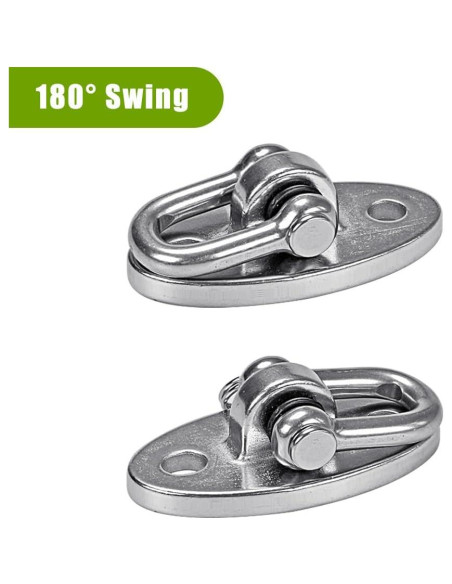 Ganchos de Columpio SELEWARE Acero Inoxidable 180 907kg