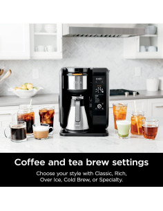 Cafetera Ninja CP307 con jarra térmica 50 oz y espumador 2