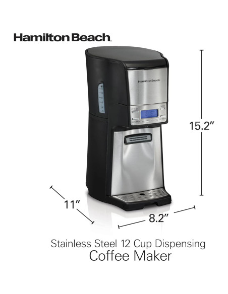 Cafetera de Goteo Hamilton Beach 12 Tazas Programable