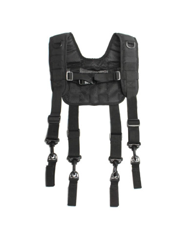 Arnés Táctico MELOTOUGH para Cinturón de Servicio Negro