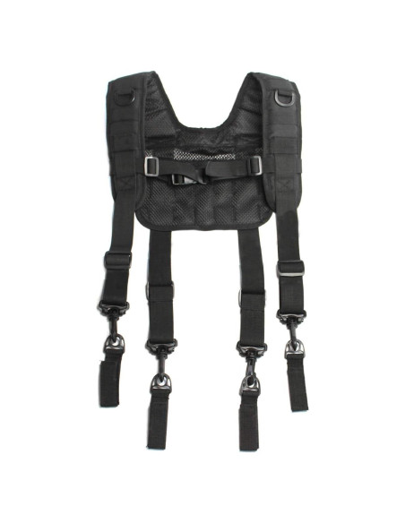 Arnés Táctico MELOTOUGH para Cinturón de Servicio Negro