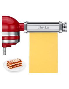 Accesorio de rodillo de pasta NEVKU para KitchenAid, 8 grosores