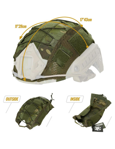 Cubierta de Casco OneTigris M/L Verde Nylon 500D Cordura