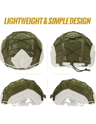 Cubierta de Casco OneTigris M/L Verde Nylon 500D Cordura