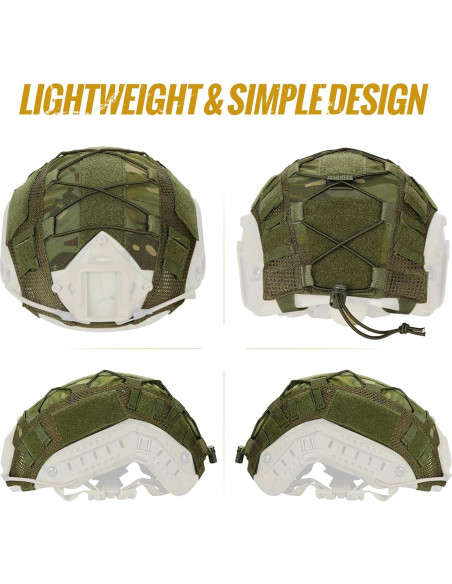 Cubierta de Casco OneTigris M/L Verde Nylon 500D Cordura