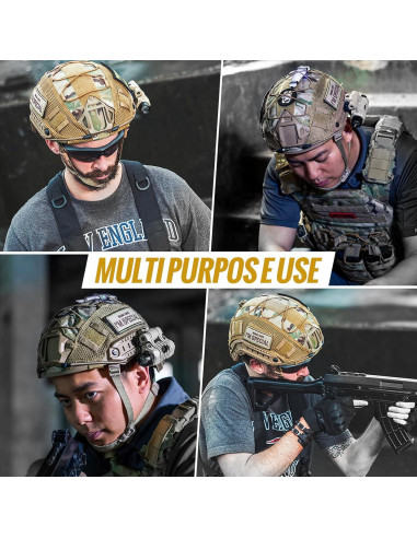 Cubierta de Casco OneTigris M/L Verde Nylon 500D Cordura