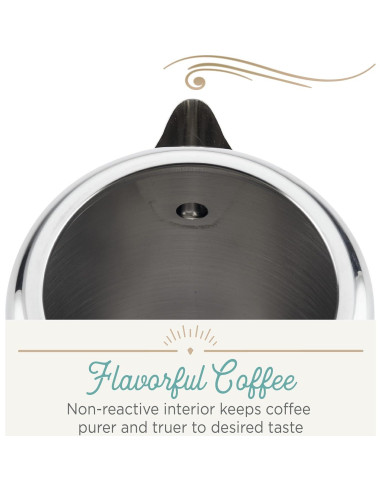 Percolador de café Farberware Yosemite 8 tazas acero inoxidable