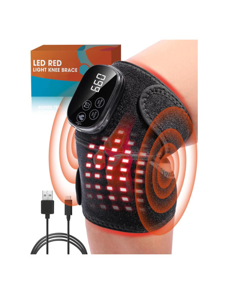 Terapia de Luz Roja Miaimther para Rodilla 660/850nm Ajustable