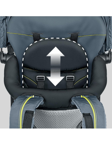 Chicco Portabebés SmartSupport Aluminio Ajustable 2 Posiciones