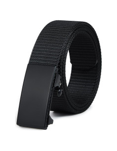 Cinturón Trinquete Nylon Ajustable Hombre 71-86 cm Negro