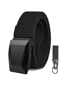 Cinturón KingMoore para hombres - Cinturón táctico de nylon 3,81 cm