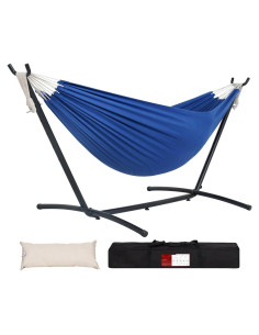 Hamaca Daze Perezosa Doble con Soporte de Acero 204 kg